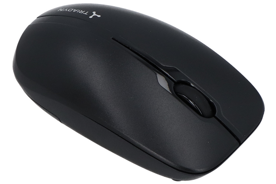 Neues Drahtloses Bürosystem Triadyn ELTANIN Tastatur PORTIA und Maus BELINDA 1600 DPI Schwarz