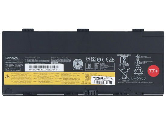 Nueva batería original para Lenovo Thinkpad P50 P51 P52 90Wh 11.25V 8000mAh 00NY493 SB10H45078