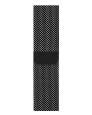 Original Apple Watch Milanese Loop Correa Plata 44mm Acero Inoxidable Negro Espacial