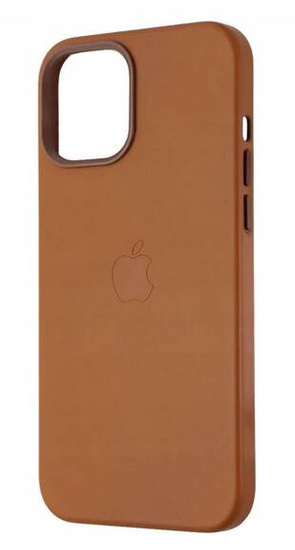 Originální kožené pouzdro Apple iPhone 12 Pro Max Saddle Brown