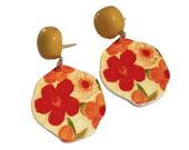 Pendientes Pradera Amarillo-Rojos