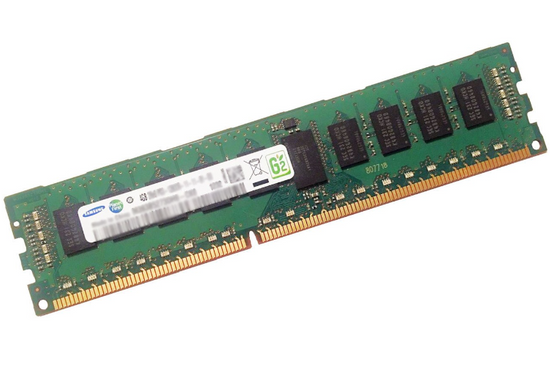 RAM Samsung 4GB DDR3 1600MHz PC3-12800R DIMM ECC 1.5V memory