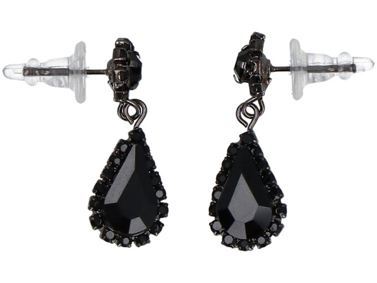 Ensemble de bijoux Gothique Noir Collier + boucles d'oreilles