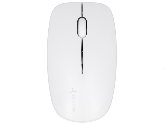 Nuovo Set Ufficio Wireless Triadyn ELTANIN Tastiera PORTIA e Mouse BELINDA 1600 DPI Bianco