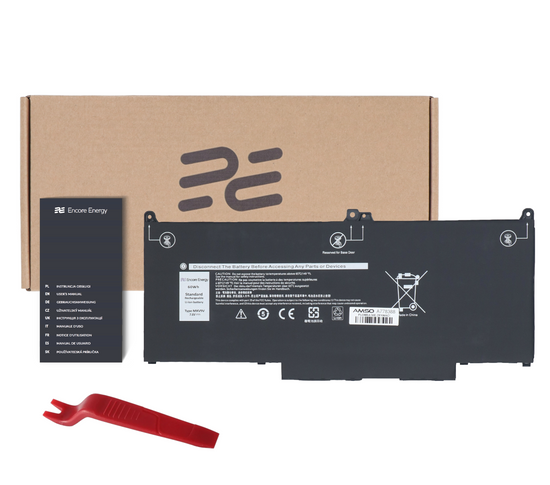 New Encore Energy battery for Dell Latitude 5300 5310 7300 7400 60Wh 7.6V 7890mAh MXV9V