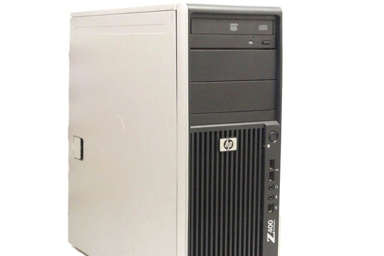 HP WorkStation Z400 W3670 6x3,2GHz 12GB 240GB SSD DVD NVS Windows 10 Professional