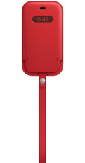 Original apple iPhone 12 / 12 Pro Scarlet leather case