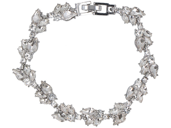 Jewelry set Sparkle Silver set Necklace + earrings + bracelet