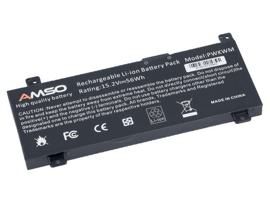 Nouvelle batterie pour Dell Inspiron 14 7466 7467 56Wh 15.2V 3500mAh PWKWM