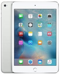 Apple iPad Mini 4 A1538 A8 2GB 128GB Wi-Fi 2048x1536 Plata de la exposición iOS