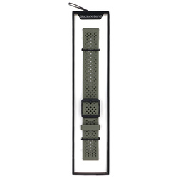 New strap for smartwatch GlacierX Silicone Air Dot Ashwood Green 22mm