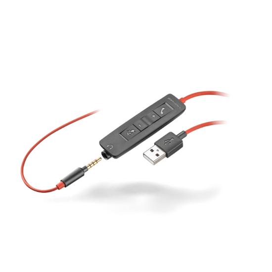 Навушники-вкладиші Plantronics Poly Blackwire C5220 USB-C