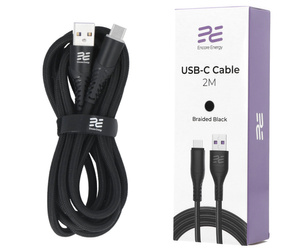 Nouveau câble Encore Energy USB-A vers USB-C pour la charge et le transfert de données 200 cm