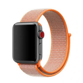 Original Apple Sport Loop 38mm Spicy Orange strap in sealed packaging