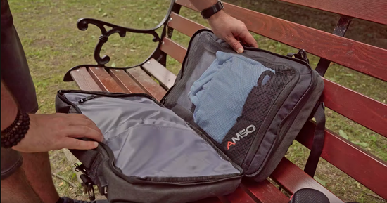 Neuer 15,6" Laptop-Rucksack AMSO TUNG Groß, geräumig, wasserdicht KLB220105