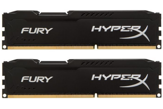 Paměť RAM HyperX FURY 8GB (2x4GB) DDR3 1866MHz CL10 HX318C10FBK2/8