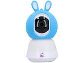 Nová inteligentní kamera chůvička WiFi otočná FHD alarm ukolébavky + monitor Encore View Baby Guard Blue