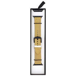 GlacierX Leather Seam Strap Avocado Green for Apple Watch 42/44/45/49mm