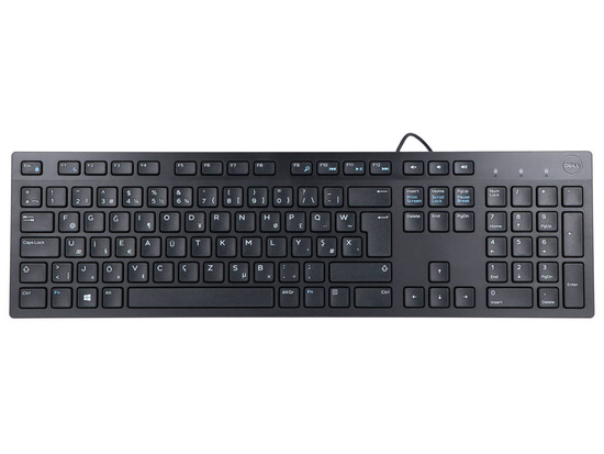 NEW DELL QUIETKEY KEYBOARD KB216-BK-TUR-F BLACK 03W7XV 0X5GT3