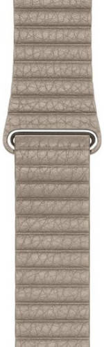 Originální pásek Apple Watch Leather Loop Stone 42MM / M