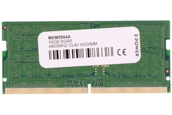 New RAM SODIMM 2-POWER 16GB DDR5 4800MHz CL40