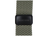 Nový pásek GlacierX Braided Magnetic Buckle Dark Olive pro Apple Watch 42/44/45/49mm Olivový