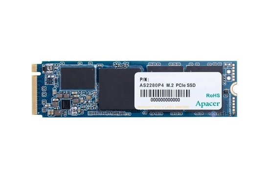 Neues SSD-Laufwerk Apacer 512GB AS2280P4 M.2 PCIe NVMe (2100/1500 MB/s) TLC