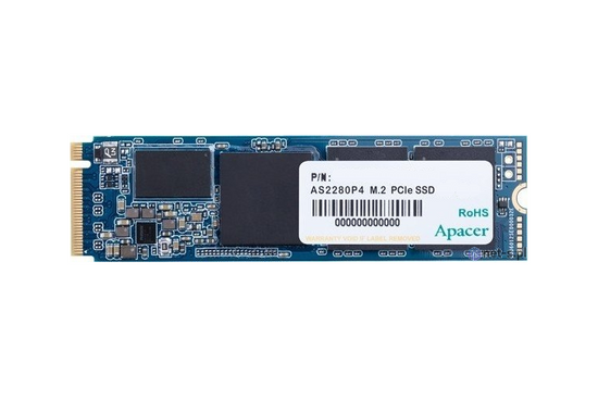 Твердотільний накопичувач Apacer 256 ГБ AS2280P4 M.2 PCIe NVMe (1800/1100 МБ/с) TLC