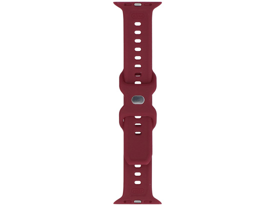 Cinturino per smartwatch GlacierX Silicone Ribbed Burgundy per Apple Watch 42/44/45/49mm Bordeaux