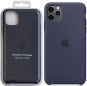 Originale Silikonhülle Apple iPhone 11 Pro Max Mitternachtsblau