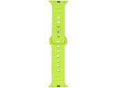 Gliederarmband für Smartwatch GlacierX Silicone Wave Neon Lime für Apple Watch 38/40/41mm Limette