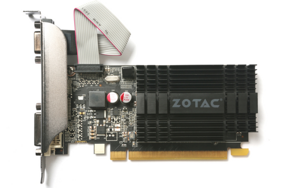 Zotac GeForce GT710 Zone Edition 2GB DDR3 Grafikkarte Hochprofil