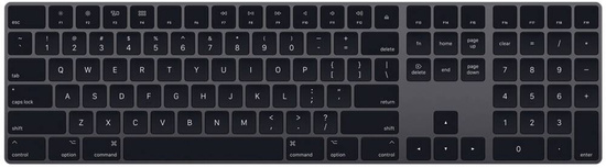 New Original Apple Magic Keyboard Numeric Keypad Norwegian Gray