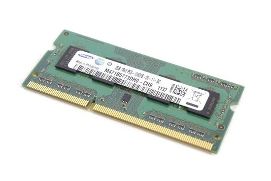 Paměť RAM SAMSUNG 2GB DDR3 1333MHz PC3-10600S SODIMM pro notebooky