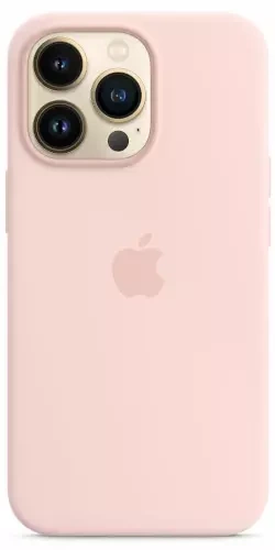 Originale Silikon-Hülle Apple iPhone 13 Pro Chalk Pink