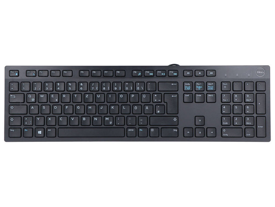 NEW DELL QUIETKEY KB216-BK-GER BLACK QWERTZ KEYBOARD 09CHJN OEM