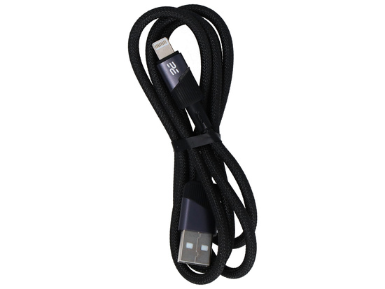 Nouveau câble Encore Energy USB-A Lightning câble QC PD pour charge et transfert de données 100 cm tressé noir EE101-L