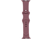 Nouveau bracelet pour smartwatch GlacierX Silicone Textured Dark Mauve pour Apple Watch 38/40/41mm Mauve Foncé