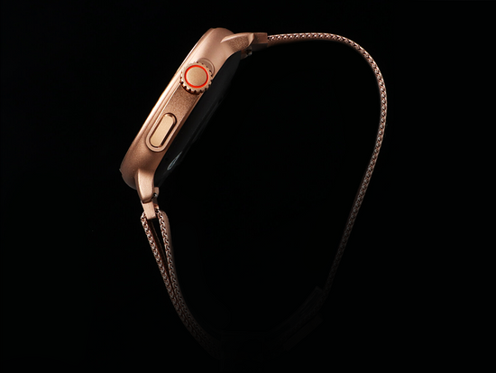 Nouveau Smartwatch GlacierX Aura Rose Gold + Bracelet en maille GX-AR60 BM