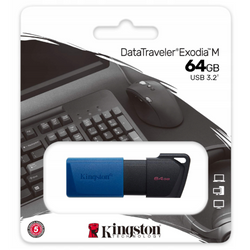 Kingston Pendrive DataTraveler Exodia M 64GB USB 3.2