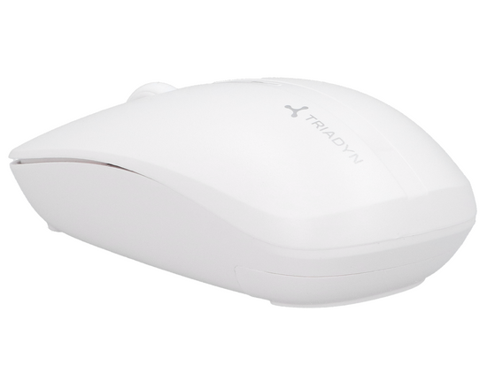 Nuovo Set Ufficio Wireless Triadyn ELTANIN Tastiera PORTIA e Mouse BELINDA 1600 DPI Bianco