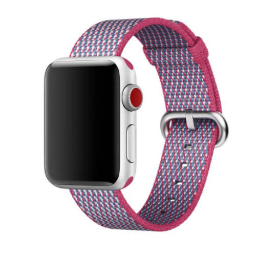 Original Apple Watch Woven Nylon Berry 38mm Armband in versiegelter Verpackung