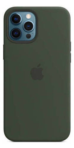 Originál pouzdro Apple silikonový iPhone 12 Pro Max Cyprus Green