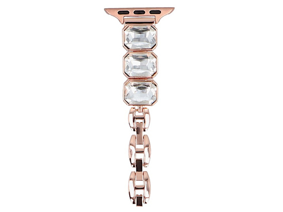 Нова браслет для смарт-годинника GlacierX Zirconia Chain Bracelet Rose Gold для Apple Watch 38/40/41мм колір Рожеве Золото