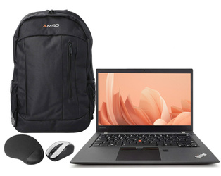 Lenovo ThinkPad T470s 14'' i5-7300U 16GB 480GB SSD 1920x1080 Class A- Windows 10 Home + Backpack + Mouse + Mouse Pad