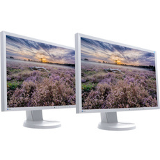 Set aus zwei EIZO FlexScan EV2436W 24" IPS 1920x1200 LED DisplayPort White Class A Monitoren
