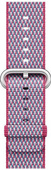 Originál Tkaný nylonový řemínek Apple Watch Berry Check 38 mm v uzavřeném obalu