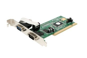 Steckkarte Controller 2x RS-232 für PCI Hochprofil