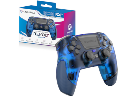 Manette de jeu sans fil ONIVERSE REVOLT PS4 BLUE