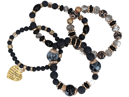 Браслети Charms Чорні